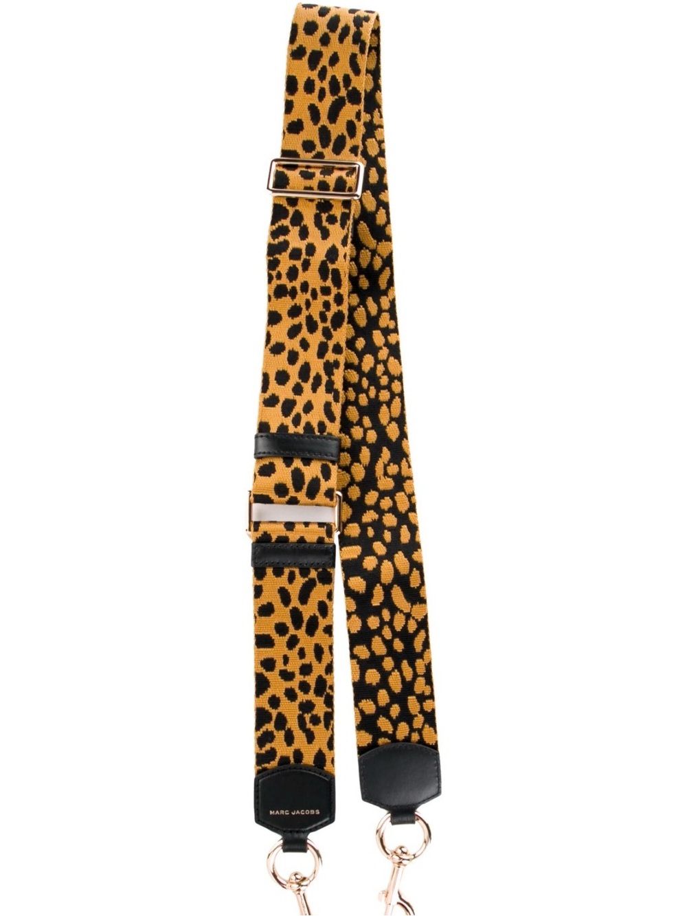 Marc Jacobs Leopard Print Adjustable Bag Strap - Yellow/Black